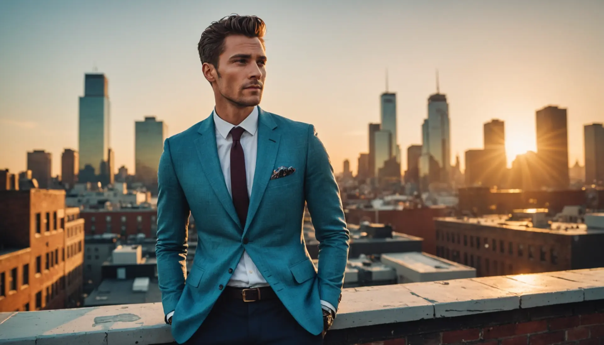 Editorial photo-style illustration of a stylish man described as what is zaddy slang