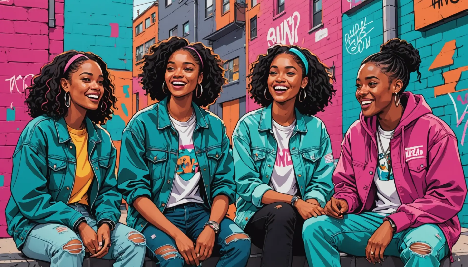 Editorial illustration depicting the slang question 'what is a chode in slang' in a playful street-culture scene