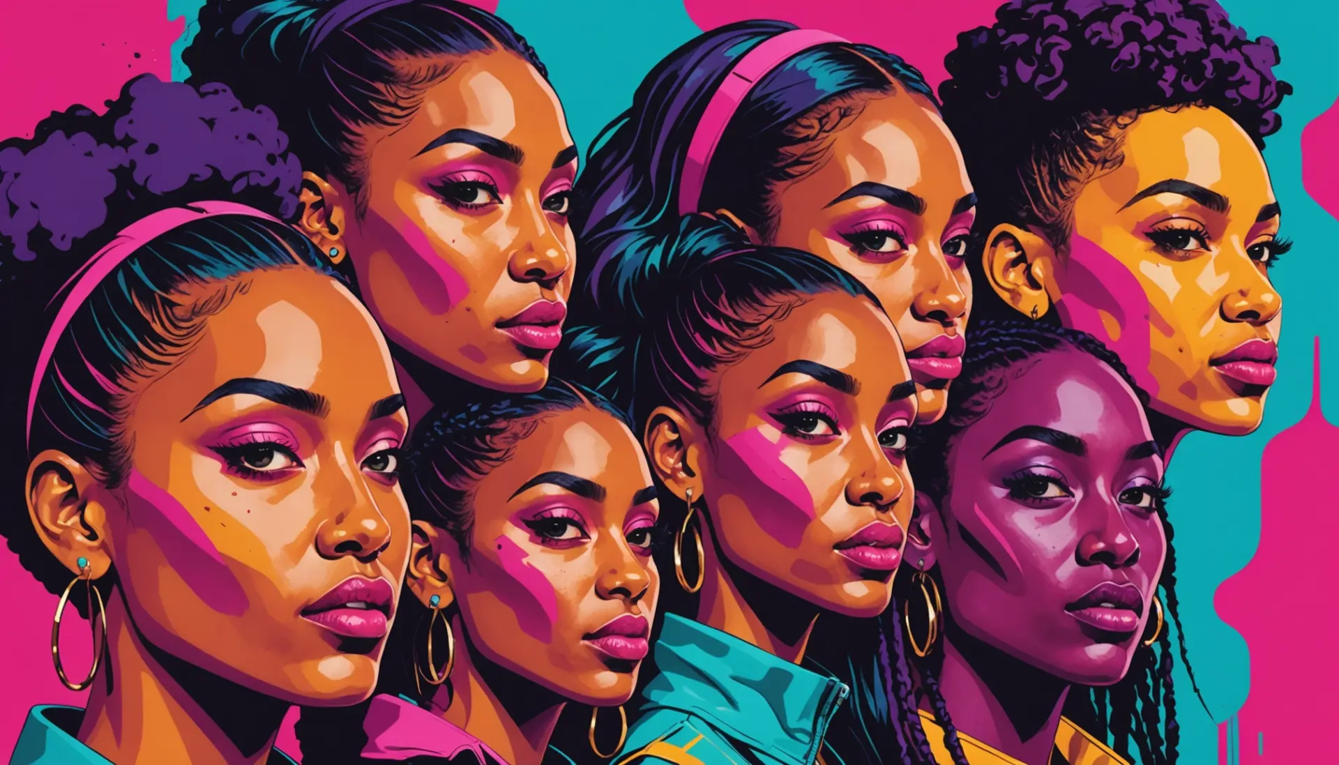 Editorial illustration of diverse faces and colorful noses, showcasing slang for noses