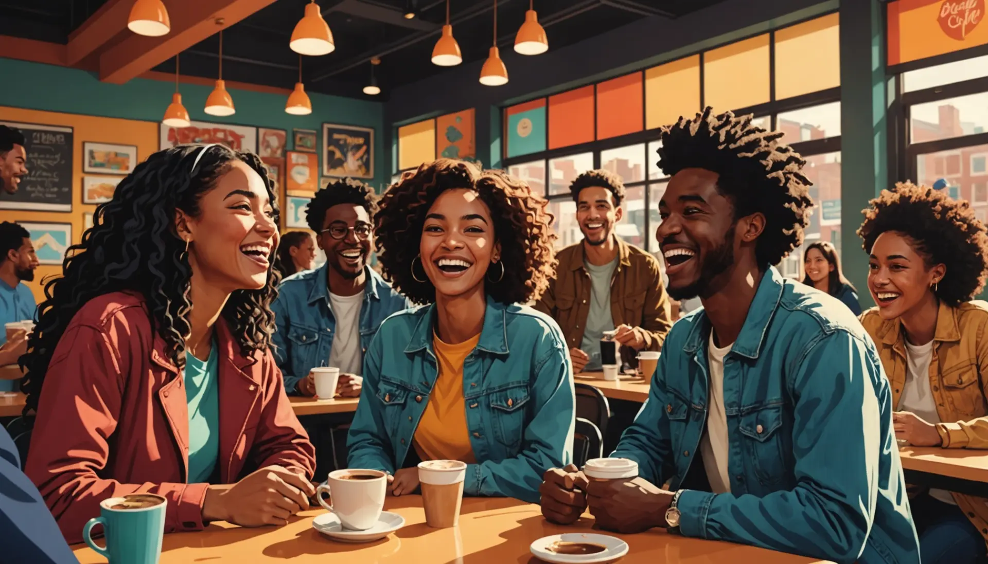 Editorial illustration of people laughing and pointing at a cartoonish schnoz, slang term for nose