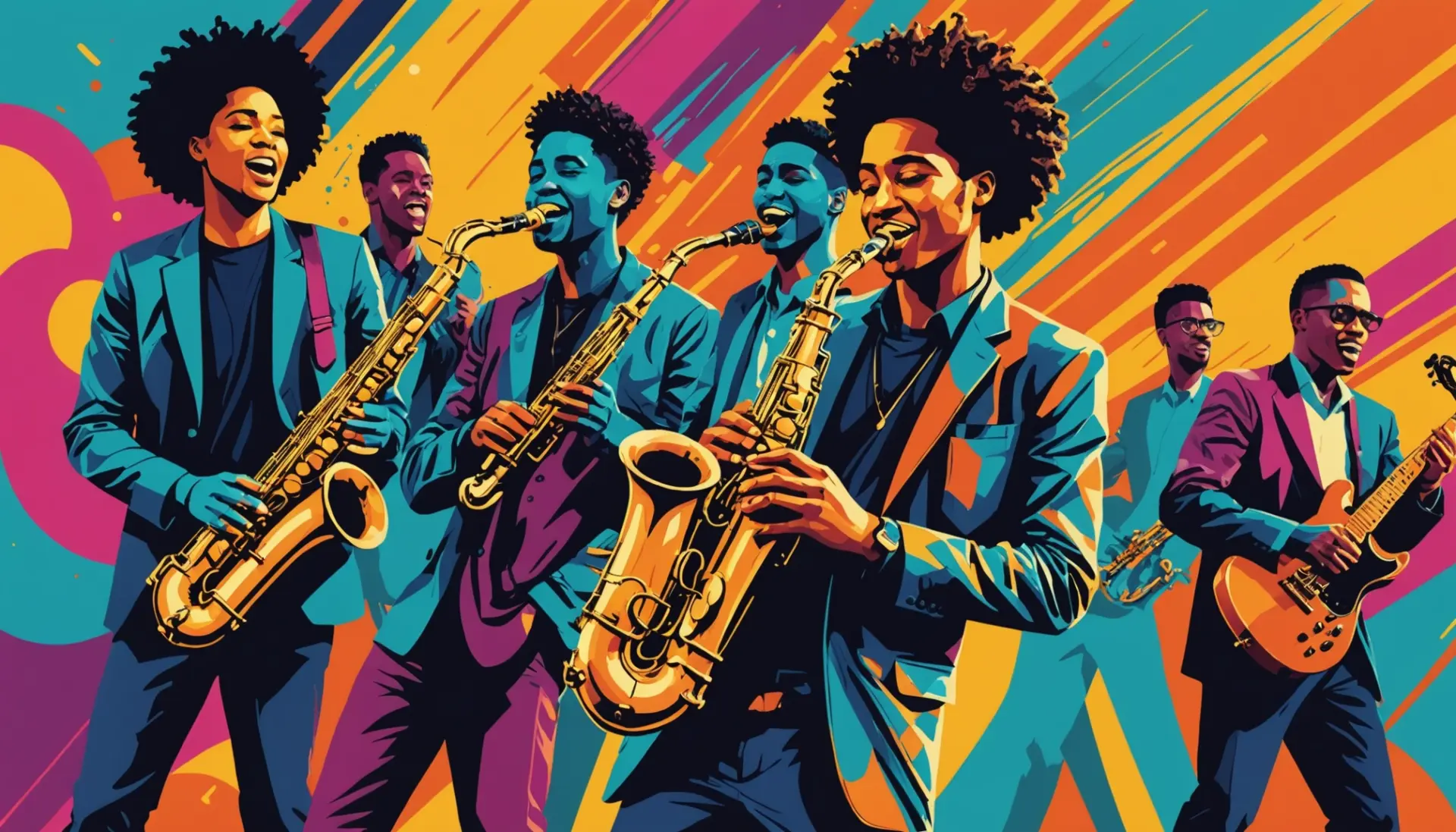 Editorial scene showing a sax swelling, illustrating what does the saxophone getting louder mean on tiktok