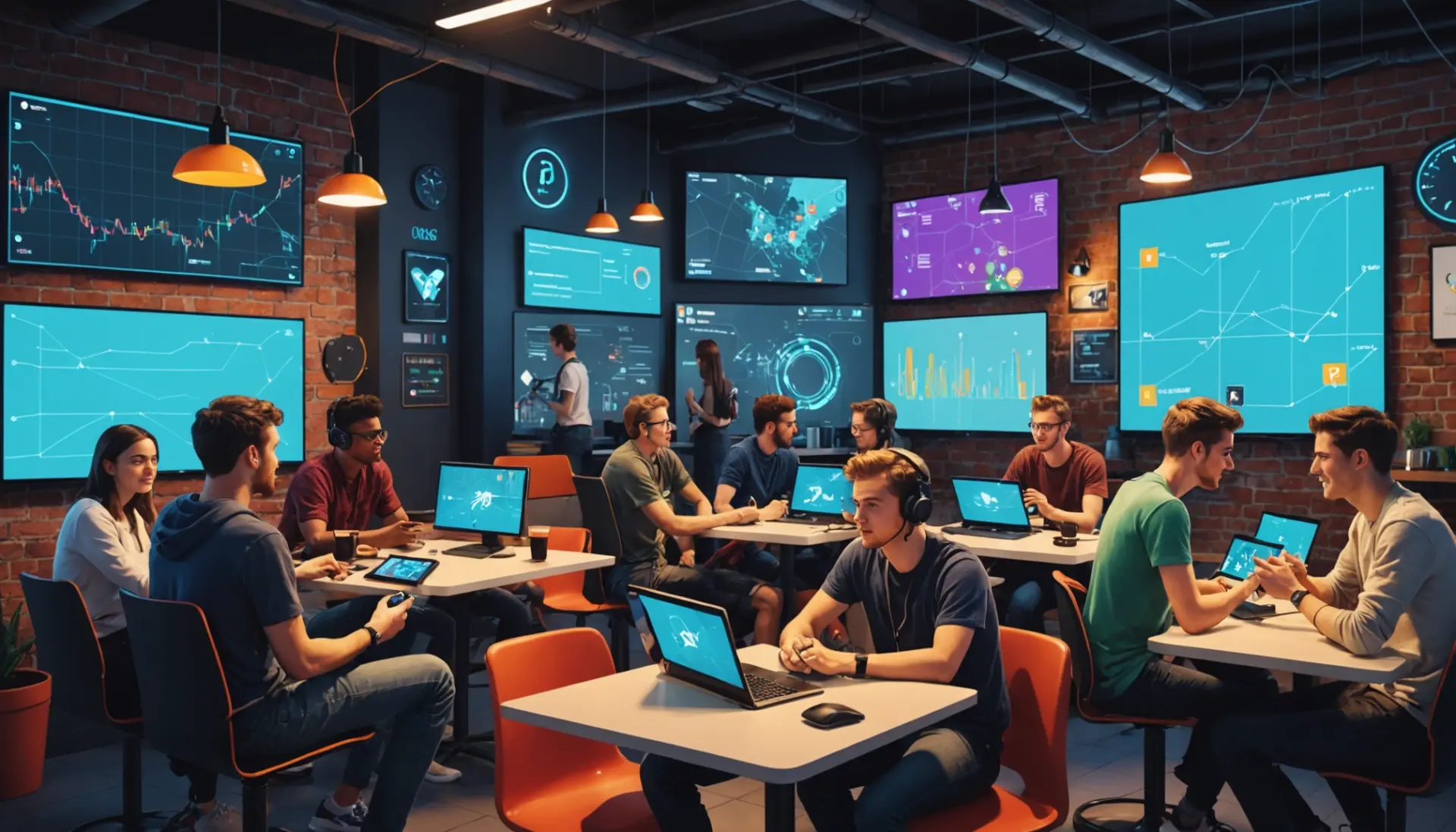 Editorial illustration showing people pinging each other, focus on what does ping mean