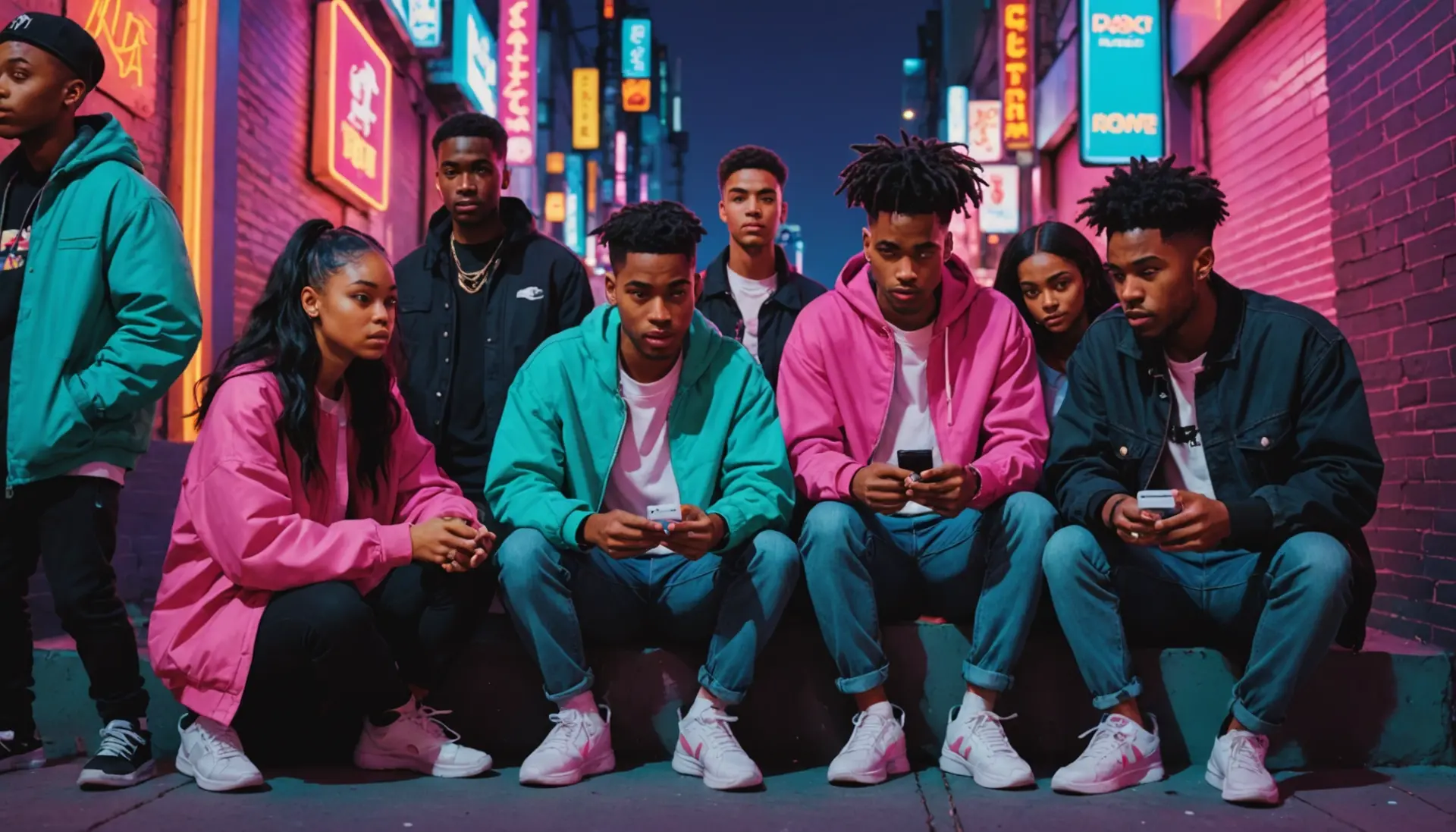 Editorial illustration showing youth asking 'what are zaps slang drug' while passing ambiguous pills