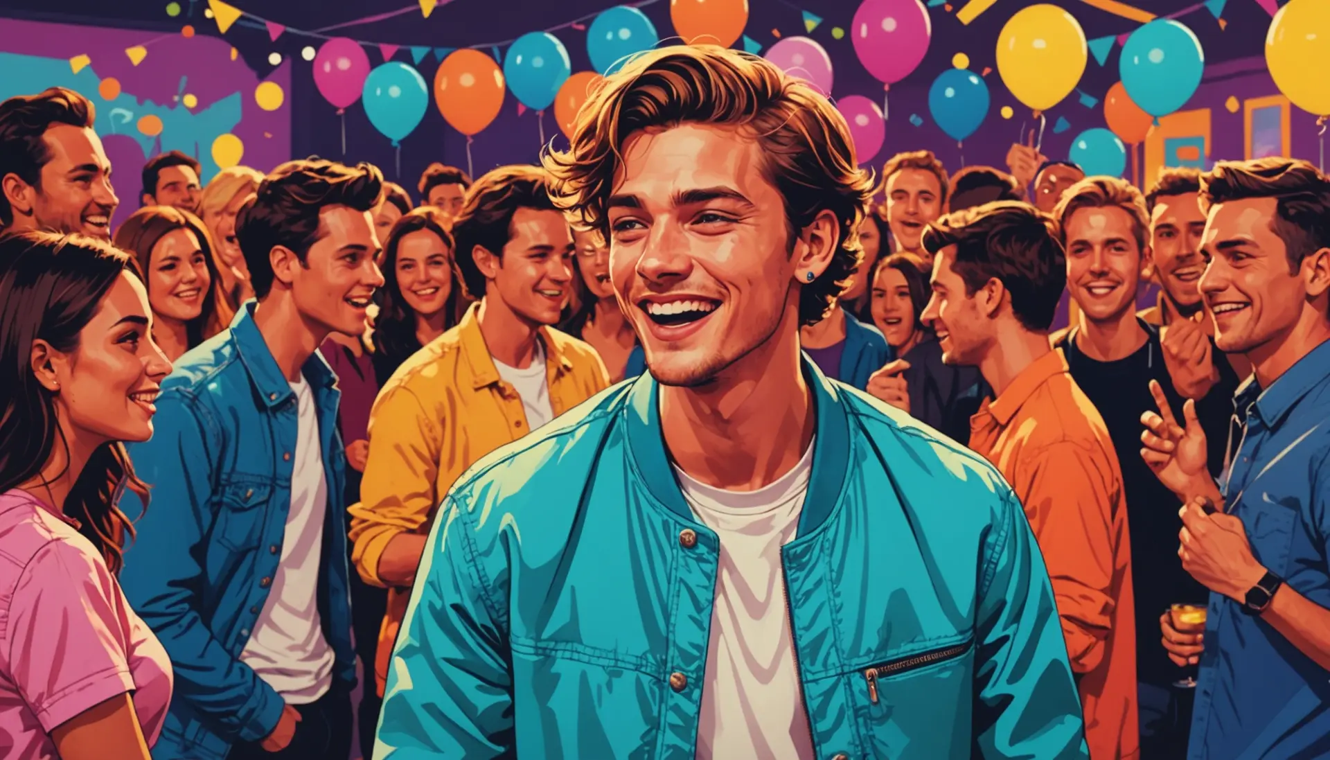 Editorial illustration showing a character labeled 'Robert' acting awkwardly, representing robert slang