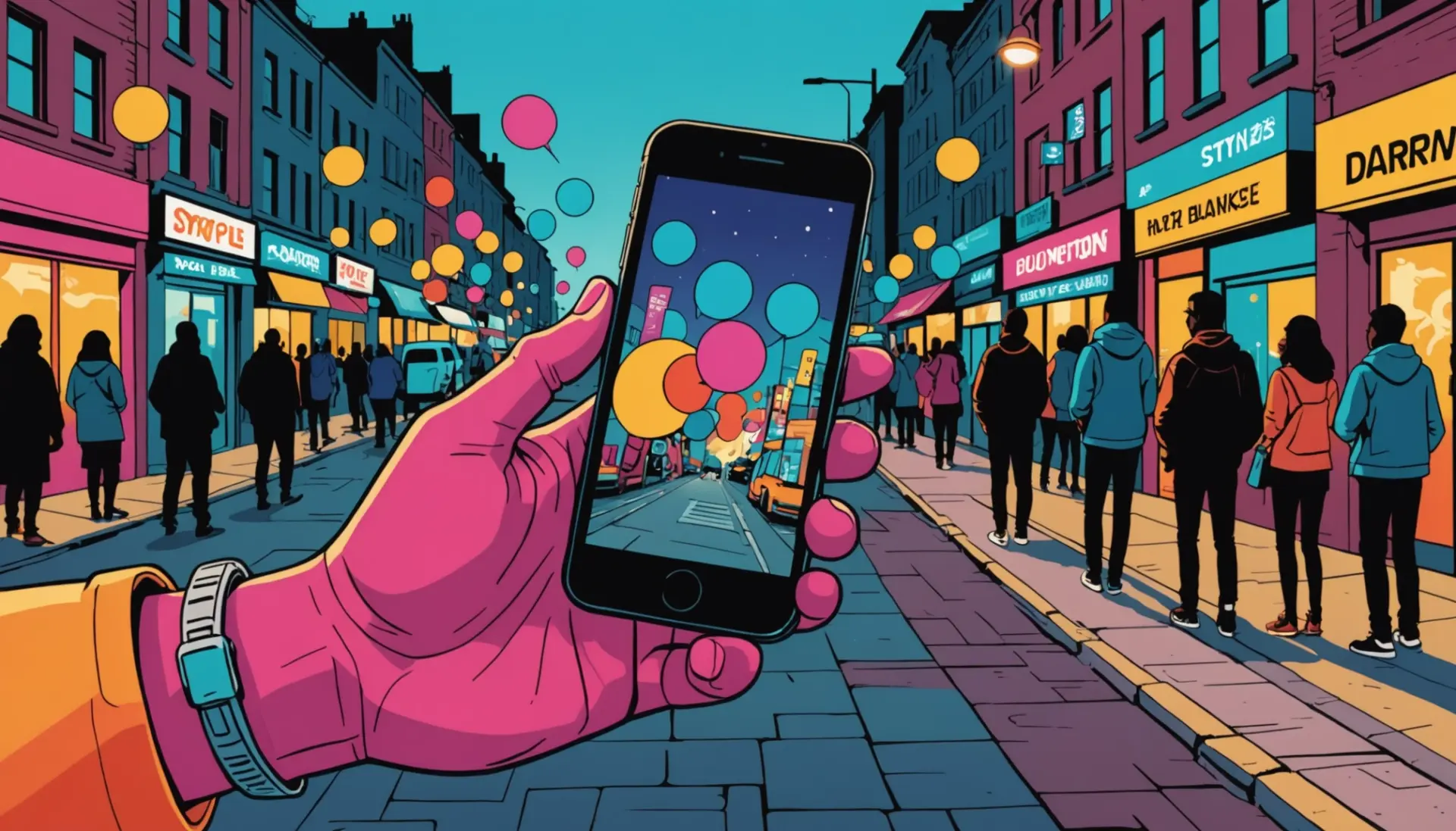 Illustration showing the phrase what is a cap slang drug with pills, chat bubbles, and street imagery