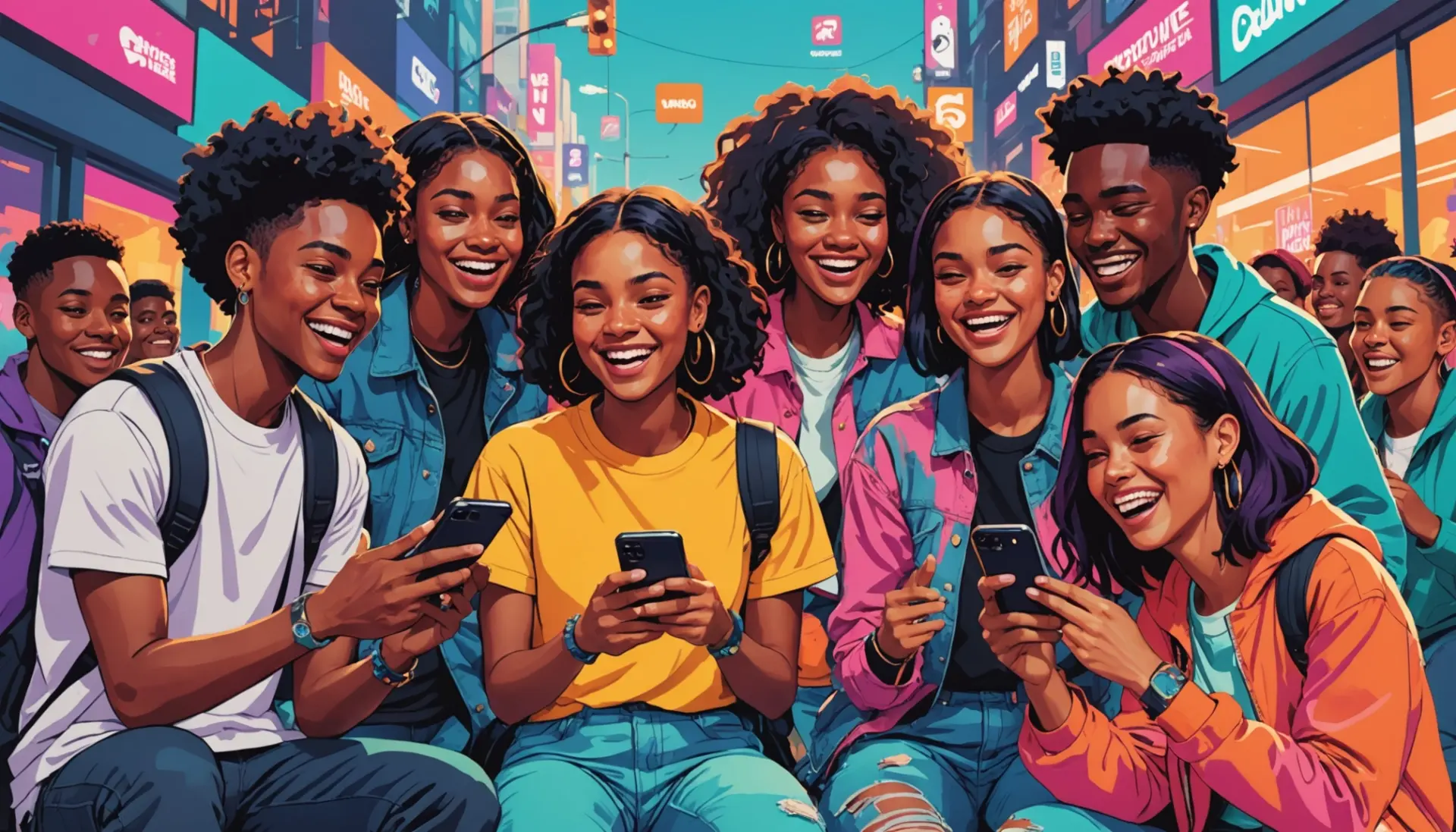Editorial illustration explaining avis meaning slang with colorful street-culture visuals