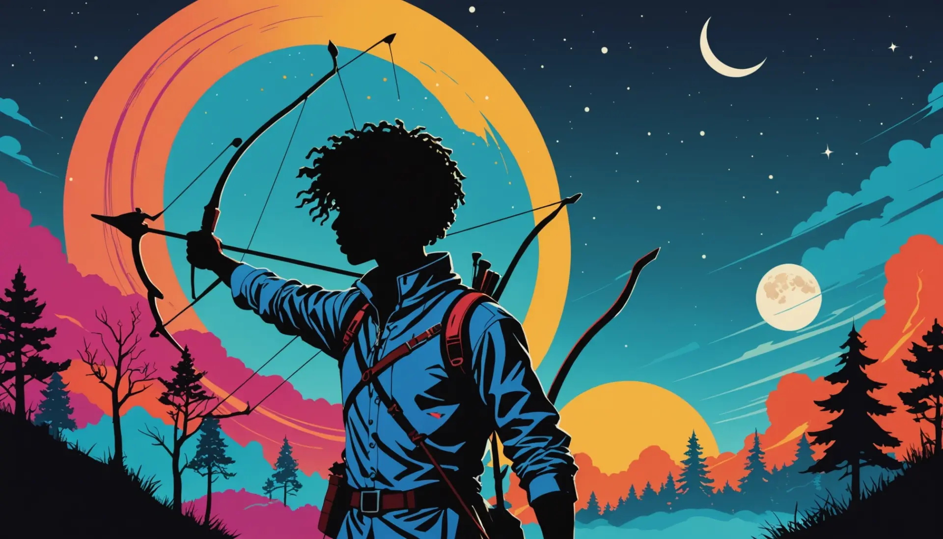 Editorial illustration showing the phrase what does artemis mean as a cultural concept