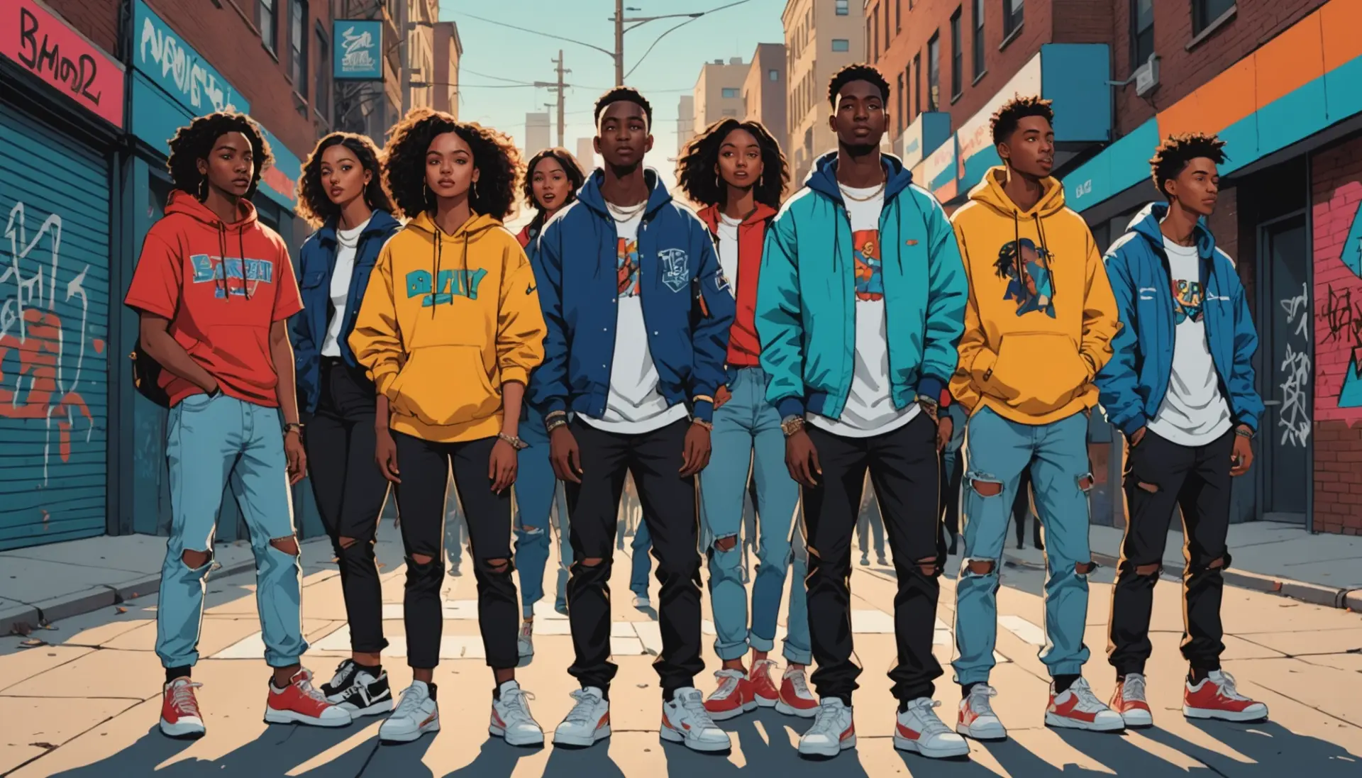 Editorial illustration showing people reacting to the phrase what does pendejo mean in bold expressions