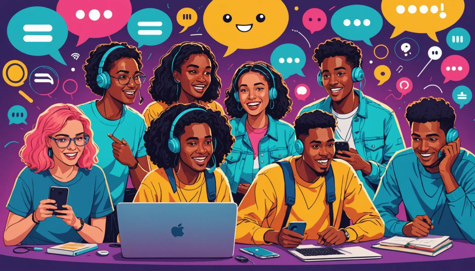 Editorial illustration of online slang debate featuring the phrase cucking urban dictionary