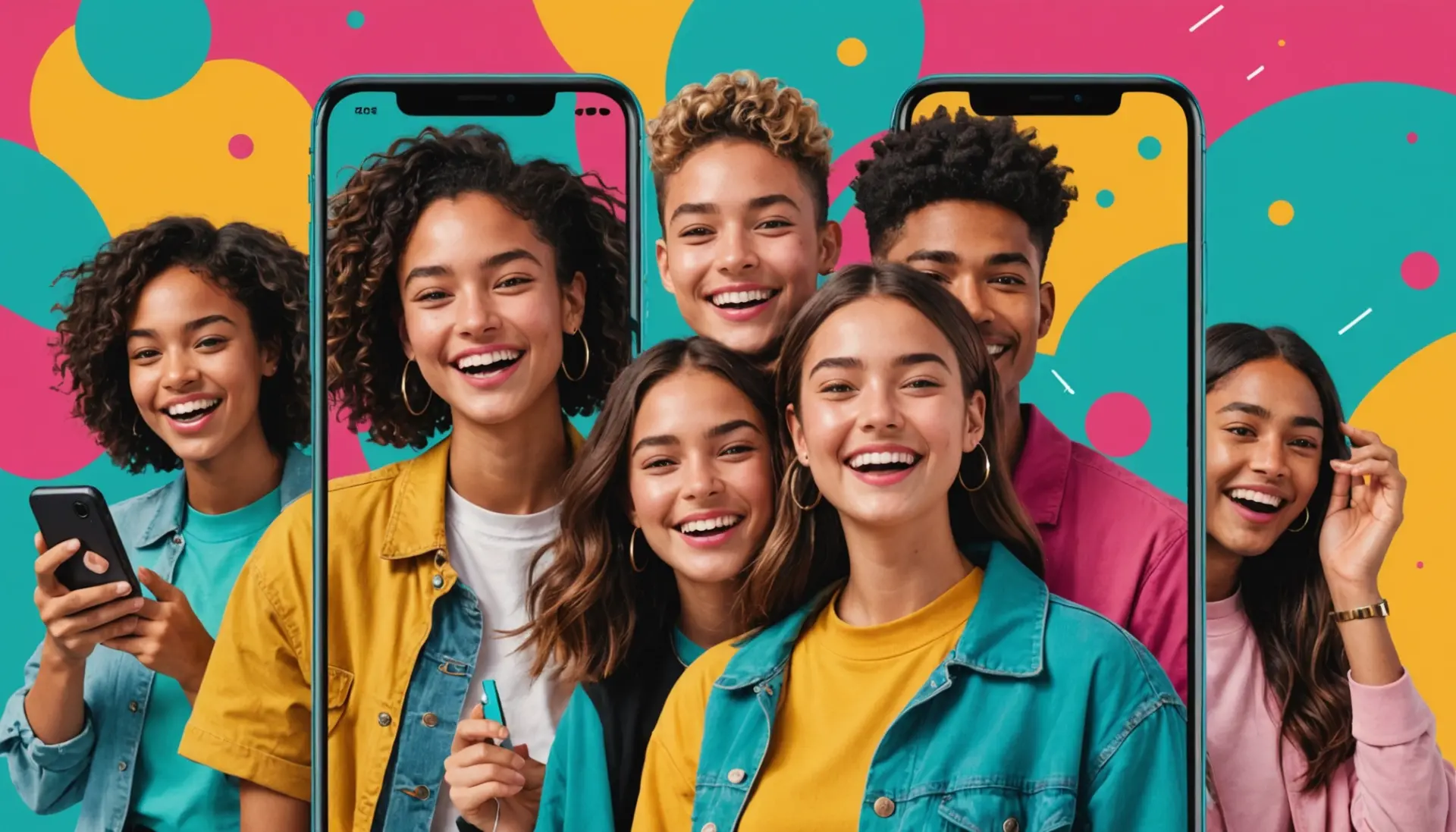 Editorial illustration showing creators using the phrase what does 7x7 49 mean on tiktok as overlay text