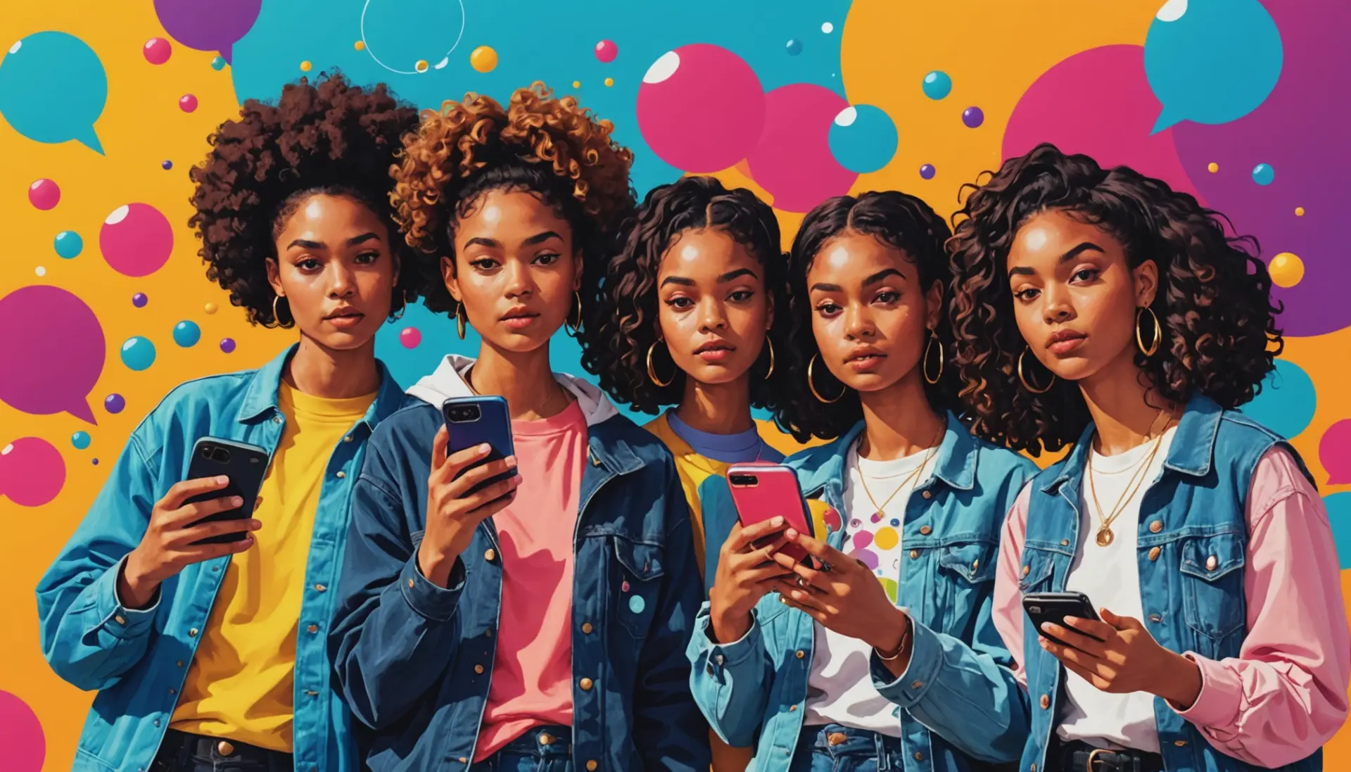Editorial illustration showing people reacting to 'simp definition urban dictionary' searches