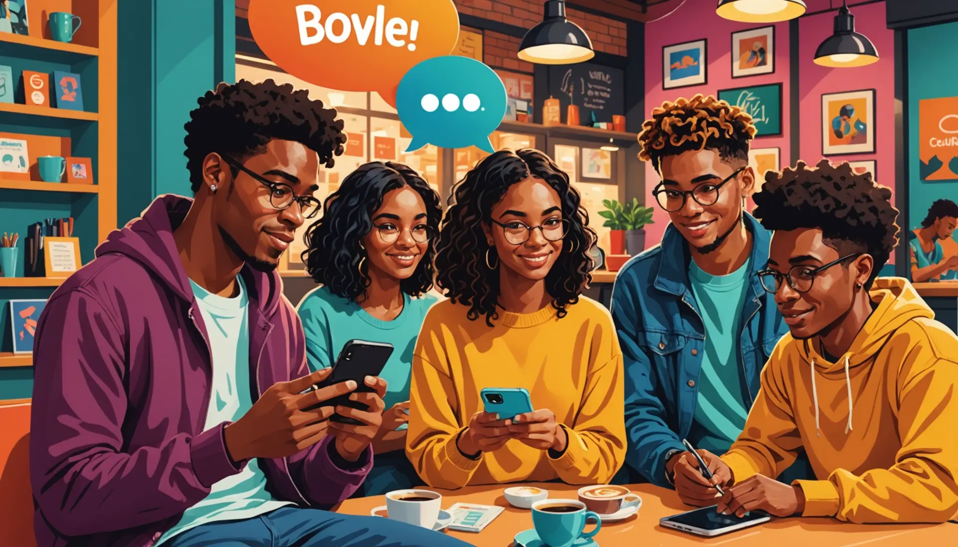 What does dom mean in text illustrated social chat scene including the phrase what does dom mean in text