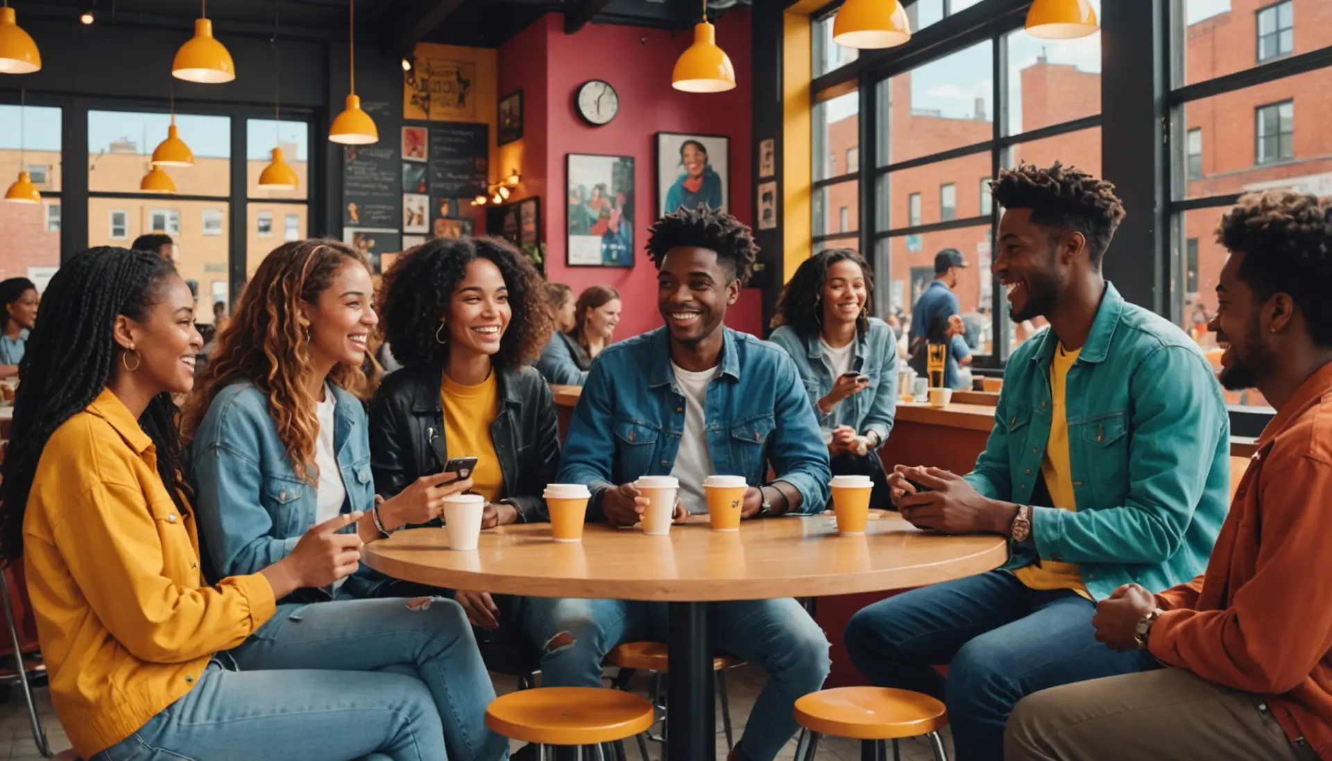 Editorial illustration showing young people using 'wise' in conversation, highlighting the phrase wise slang meaning