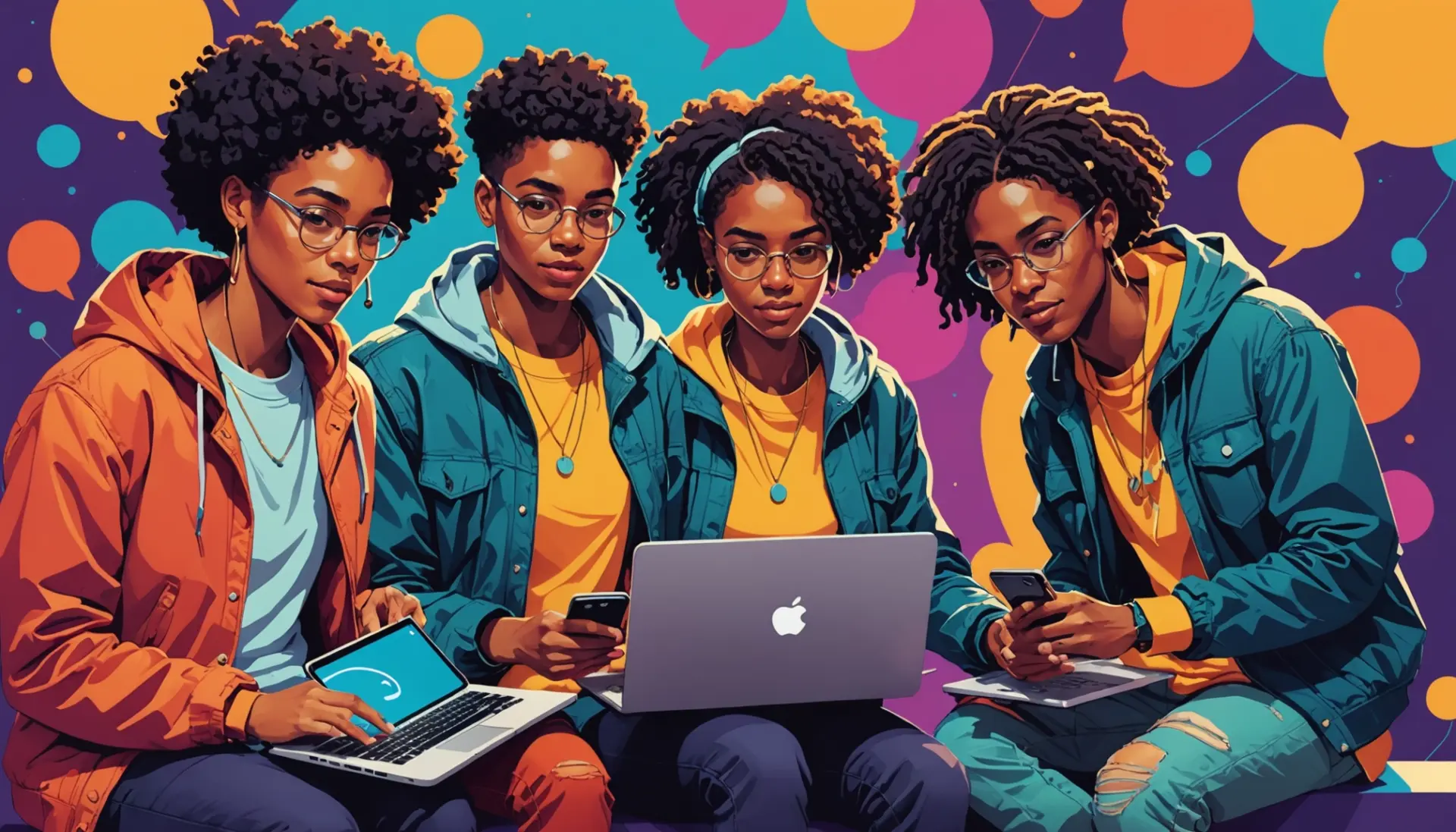 Editorial illustration showing internet users searching 'goyim meaning urban dictionary' on a phone