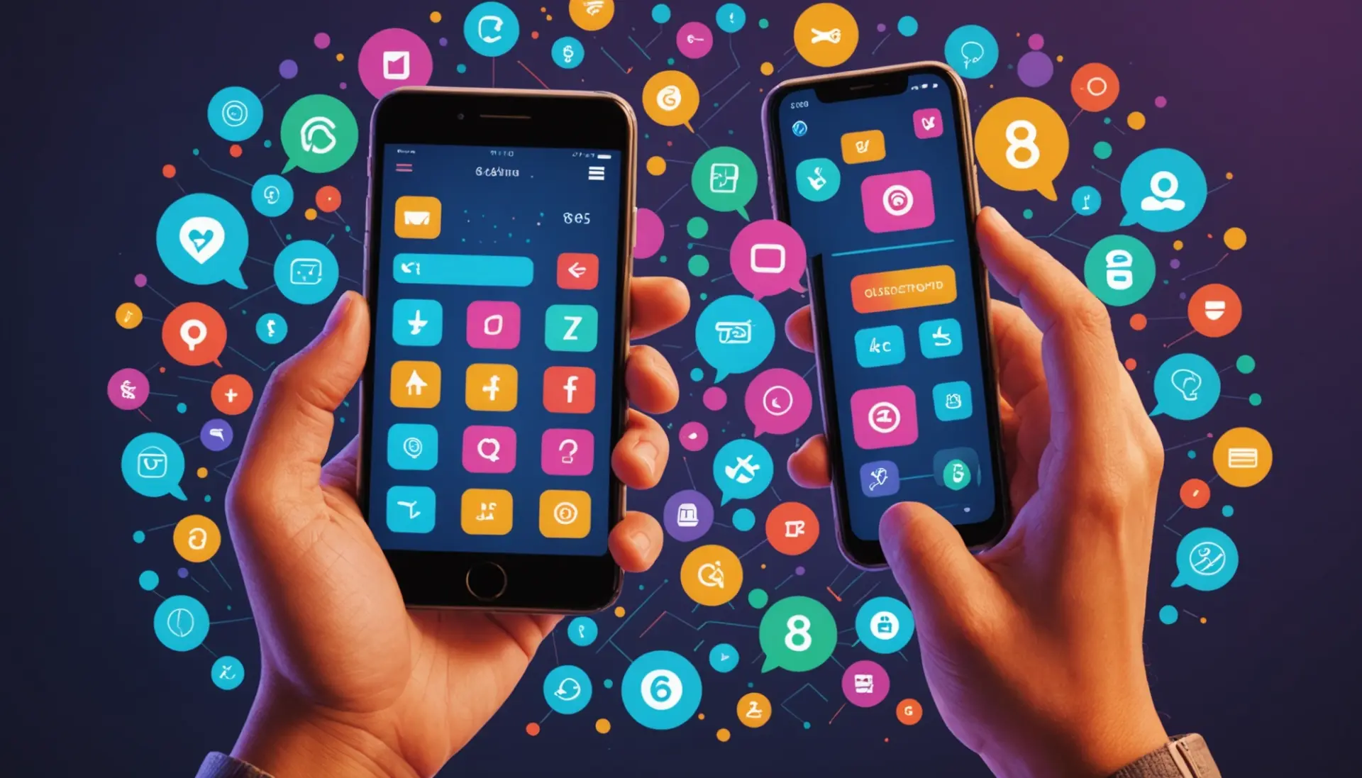 Editorial illustration showing a smartphone screen with the numbers 8647 highlighted, representing what does 8647 mean