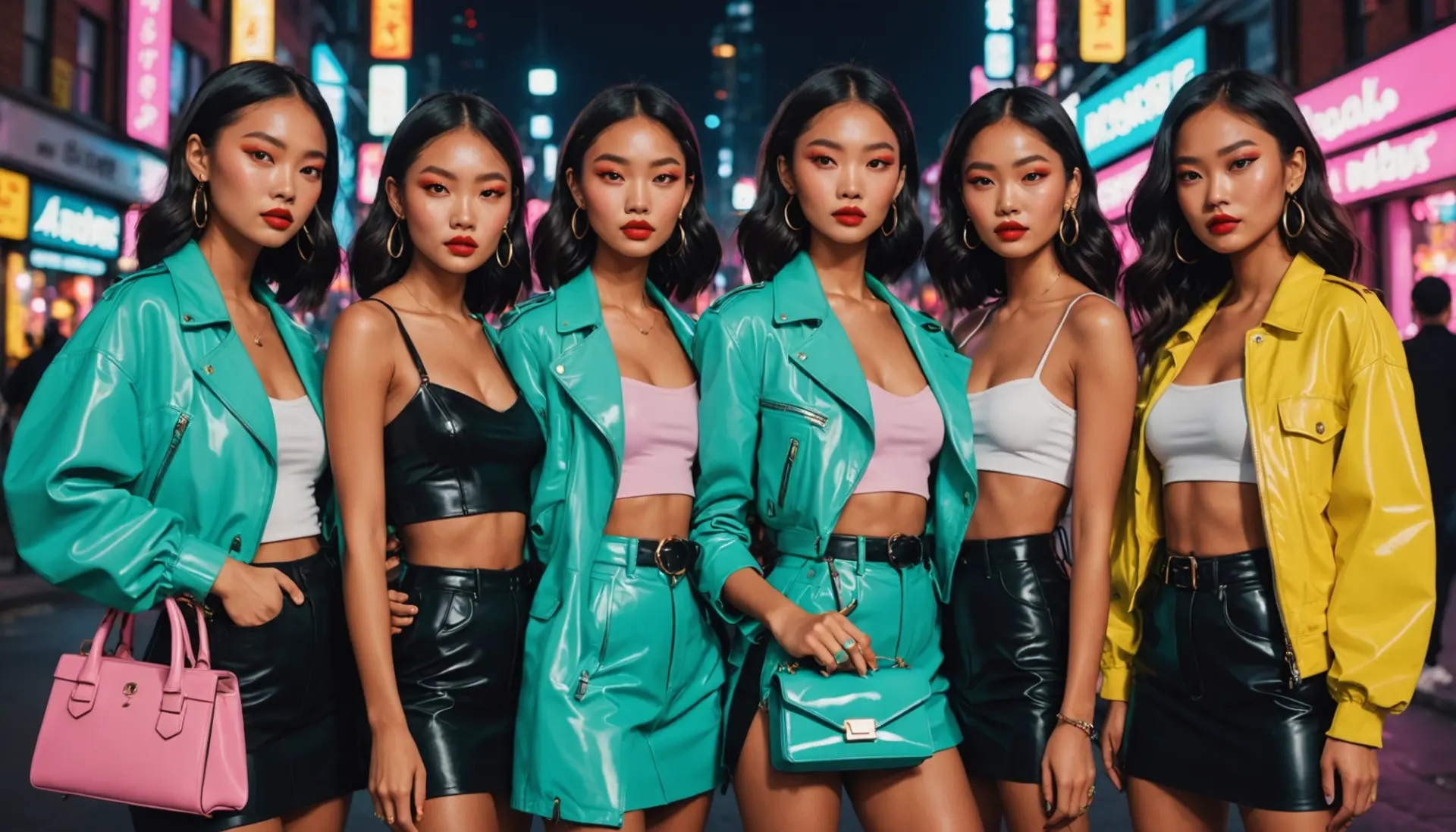 Editorial image of young women representing ABGS slang aesthetic