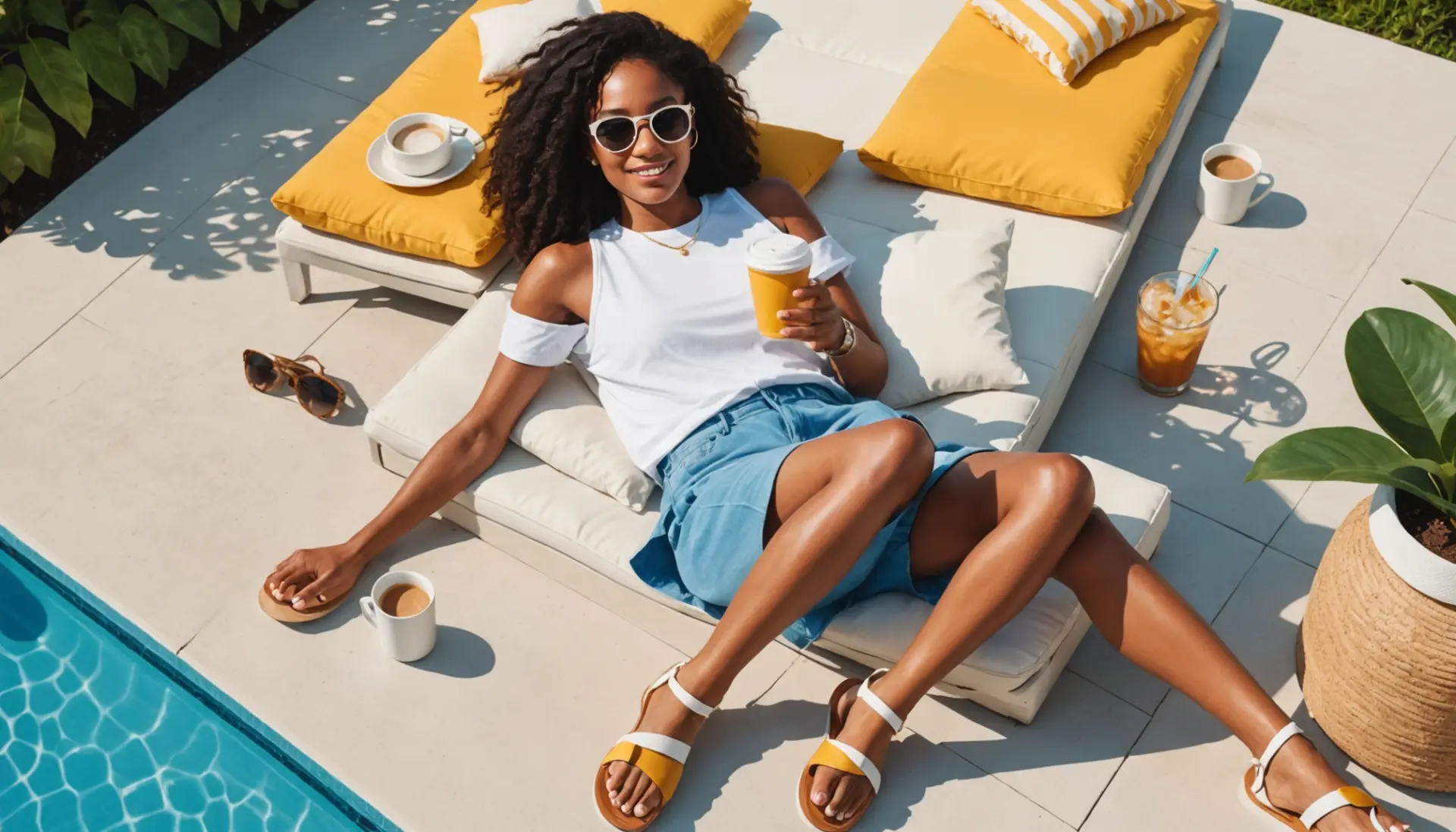 Young person showing white toenail polish, editorial shot representing what does white toenail polish mean slang