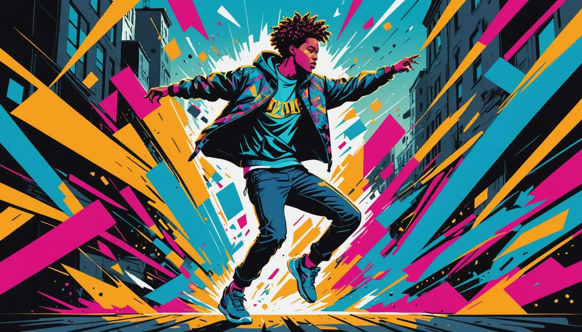 Editorial illustration of a person dramatically yeeting an item, relevant to throw forcefully in slang crossword clue