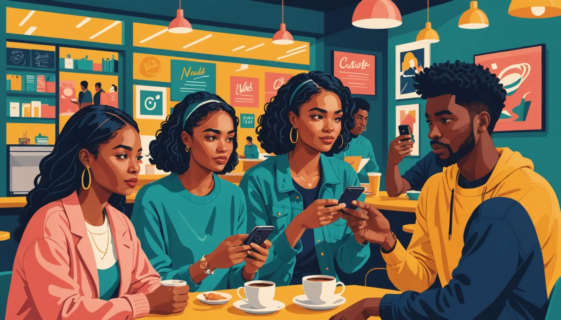 Editorial illustration showing people asking what does incapacitated mean in a chat bubble