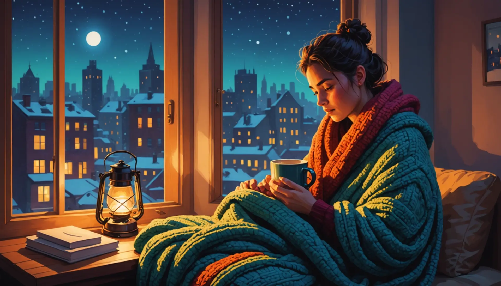 Vibrant editorial illustration showing a cozy scene with warm milk vibes and the phrase urban dictionary warm.milk in concept