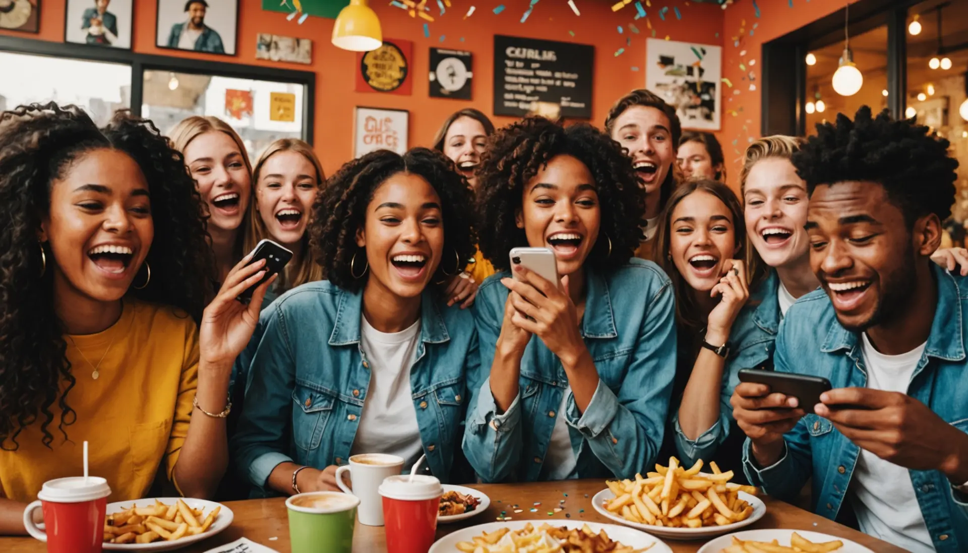Editorial illustration of a crowd reacting to the phrase what does french fry sex mean