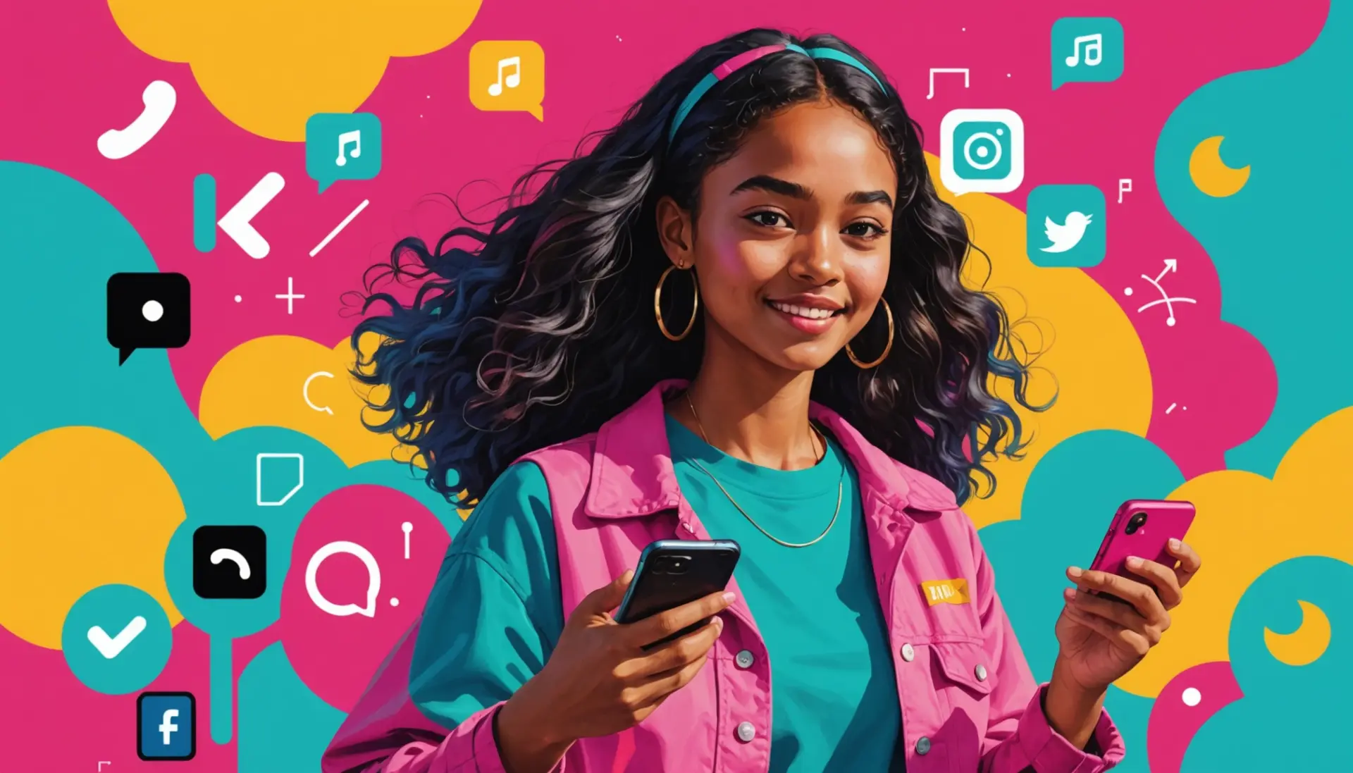 Illustration showing someone blocking another user on TikTok, with text-free visuals for how do you block someone on tiktok