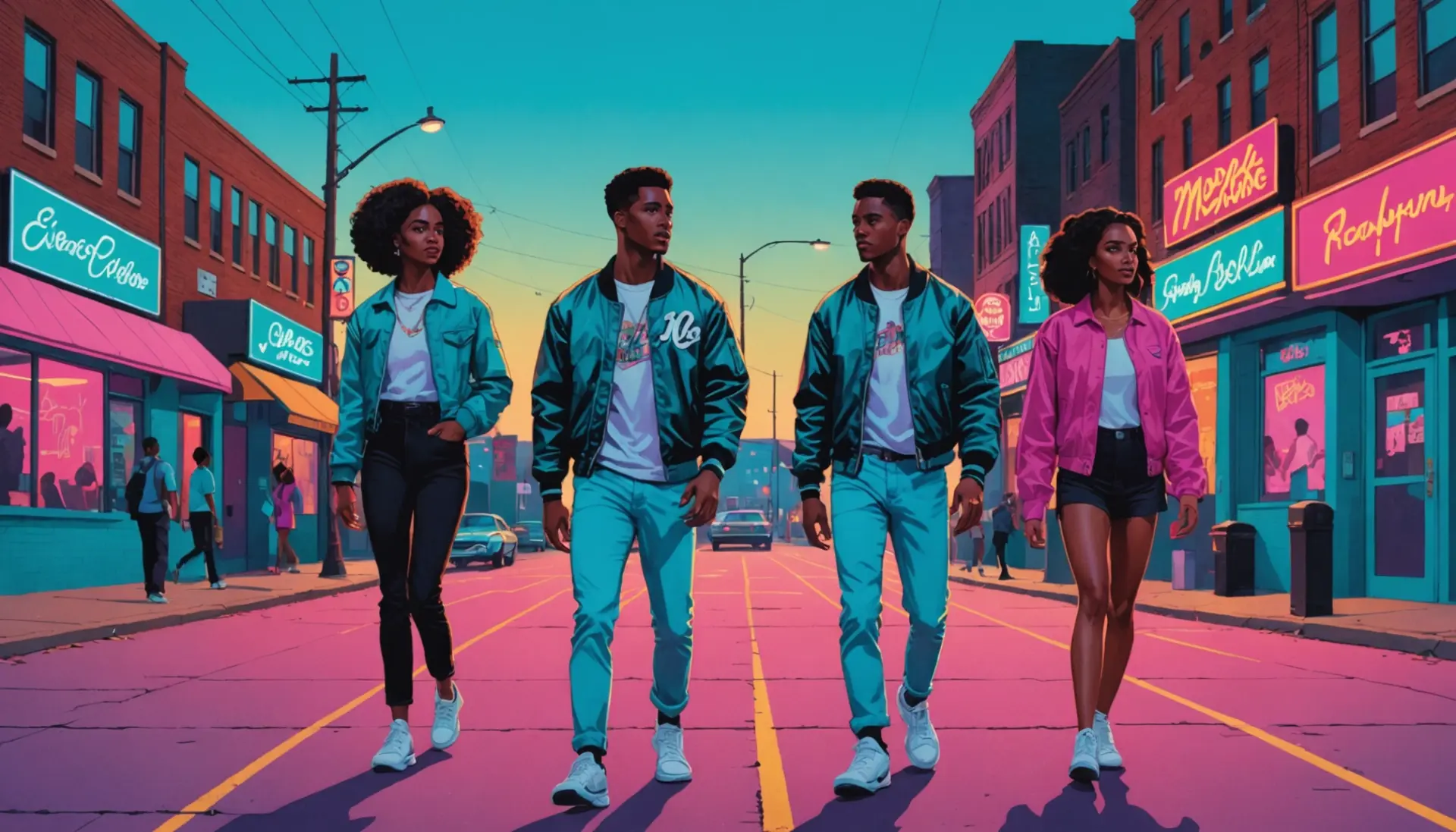 Editorial illustration showing street-culture vibe and the phrase what does 901 mean in text