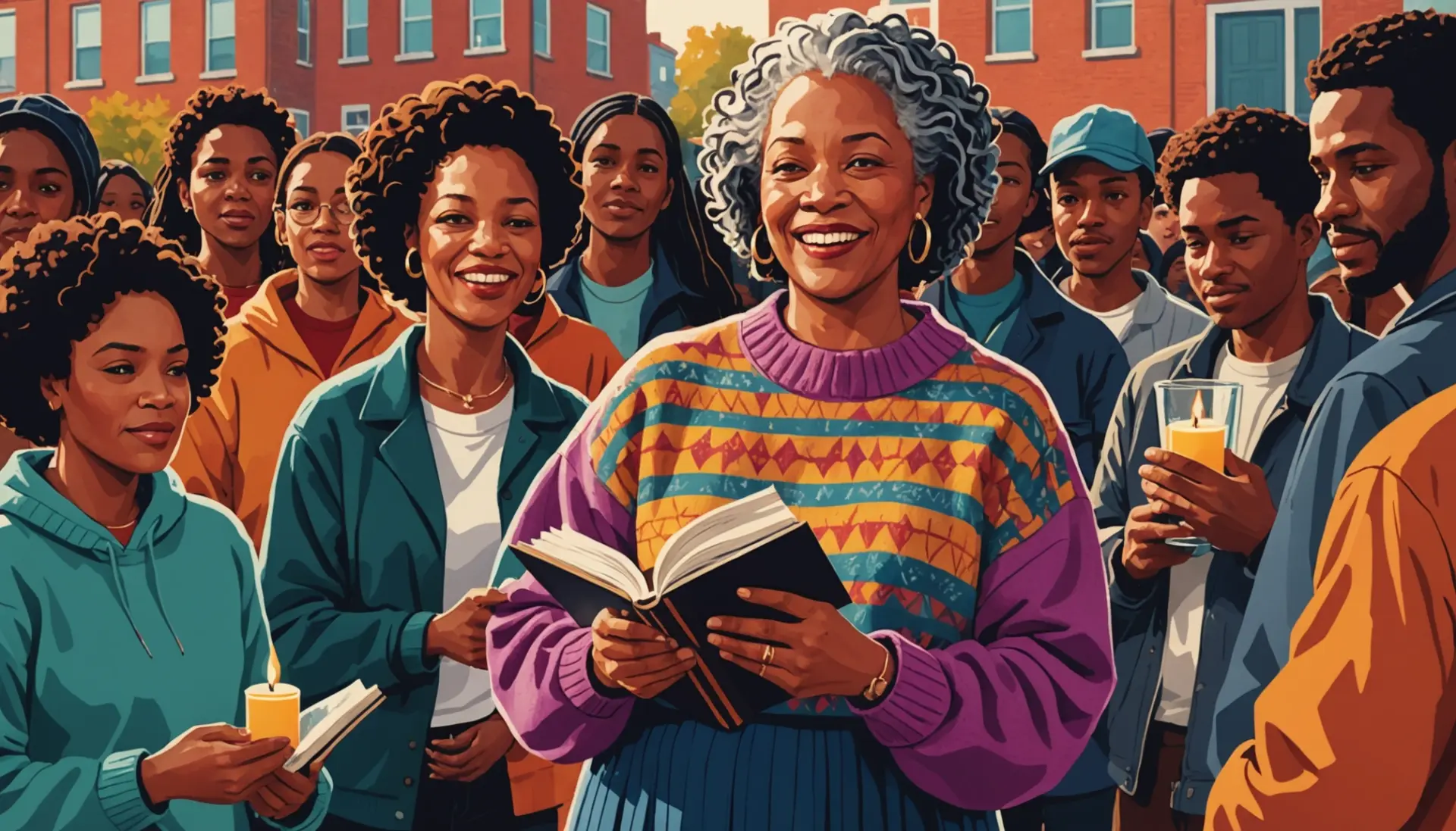 Illustration of people and objects labeled 'beloved' showing what does beloved mean