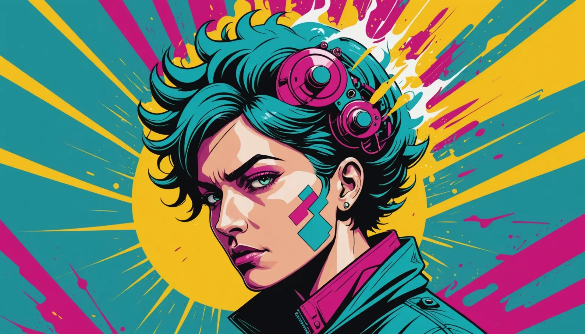 Editorial illustration showing a person with an exploding cartoon engine head, representing head gasket slang