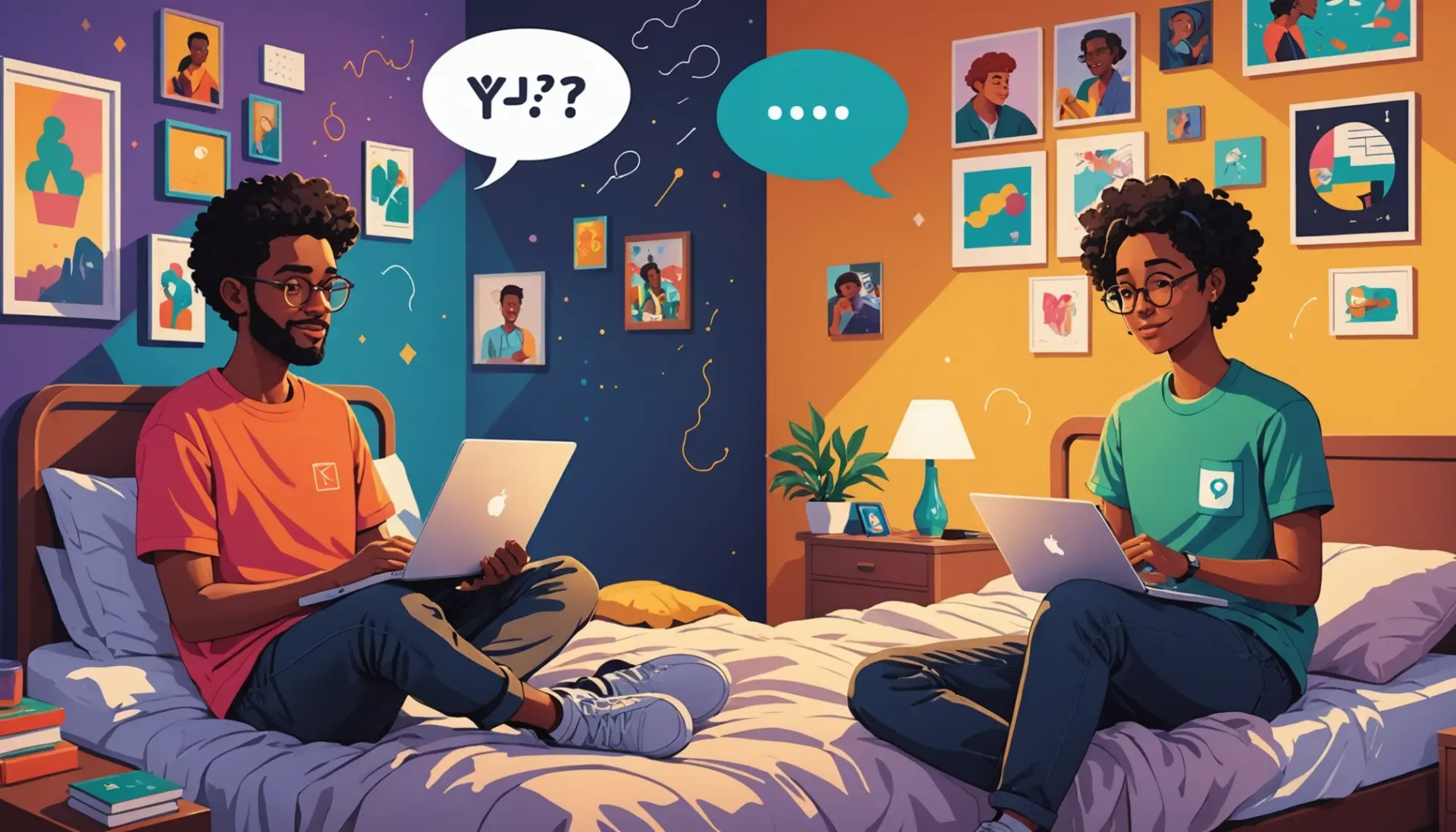 Editorial image showing y/n meaning slang illustrated as both 'your name' placeholder and 'yes/no' shorthand