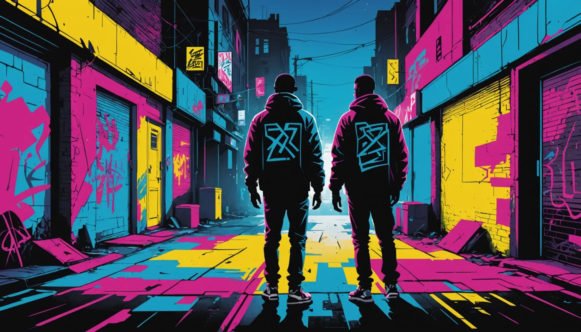 Editorial illustration evoking urban culture and the phrase what does opp mean