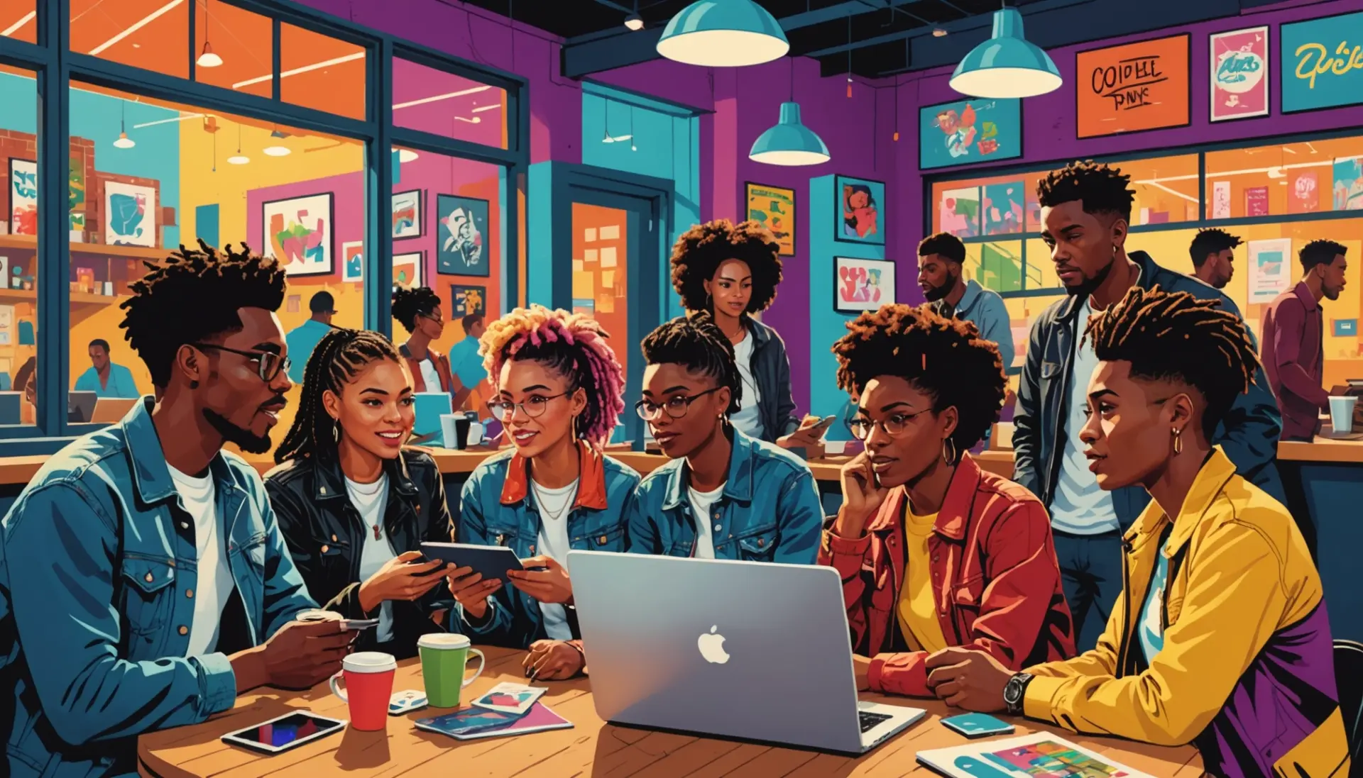 Editorial illustration showing diverse people reacting to the term sissy urban dictionary