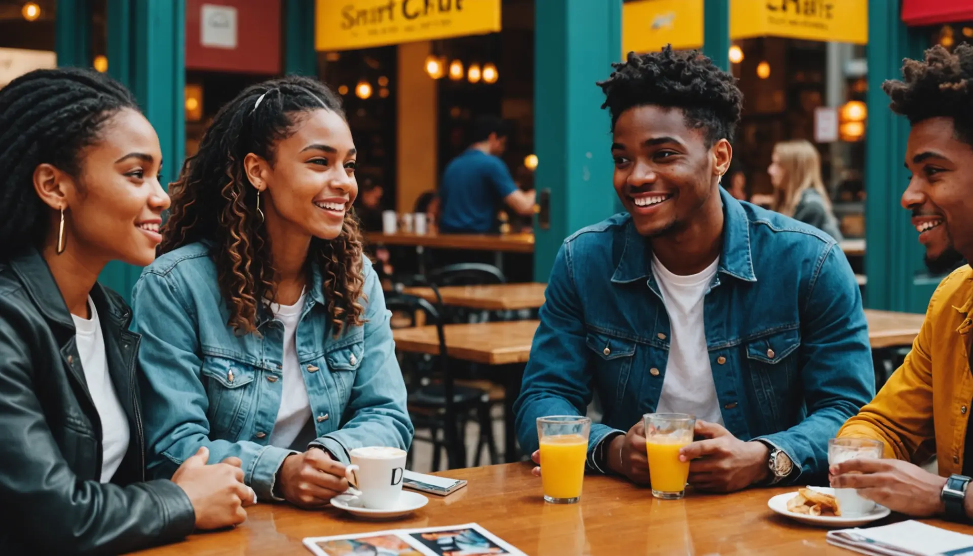 Editorial illustration showing young people discussing the term fuck boy urban dictionary