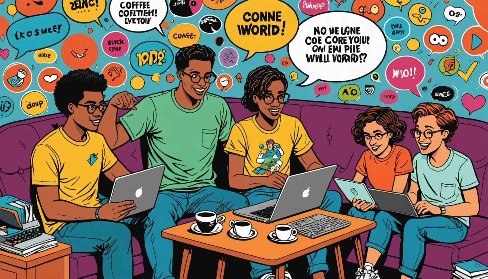 Editorial illustration representing what does fap mean in slang with playful internet culture imagery