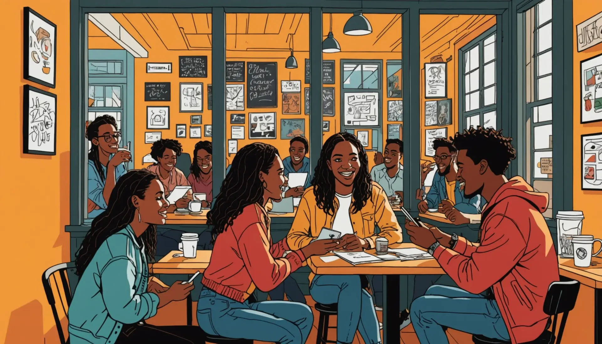 illustration showing people debating, with the phrase 'what does inadmissible mean' conceptually represented
